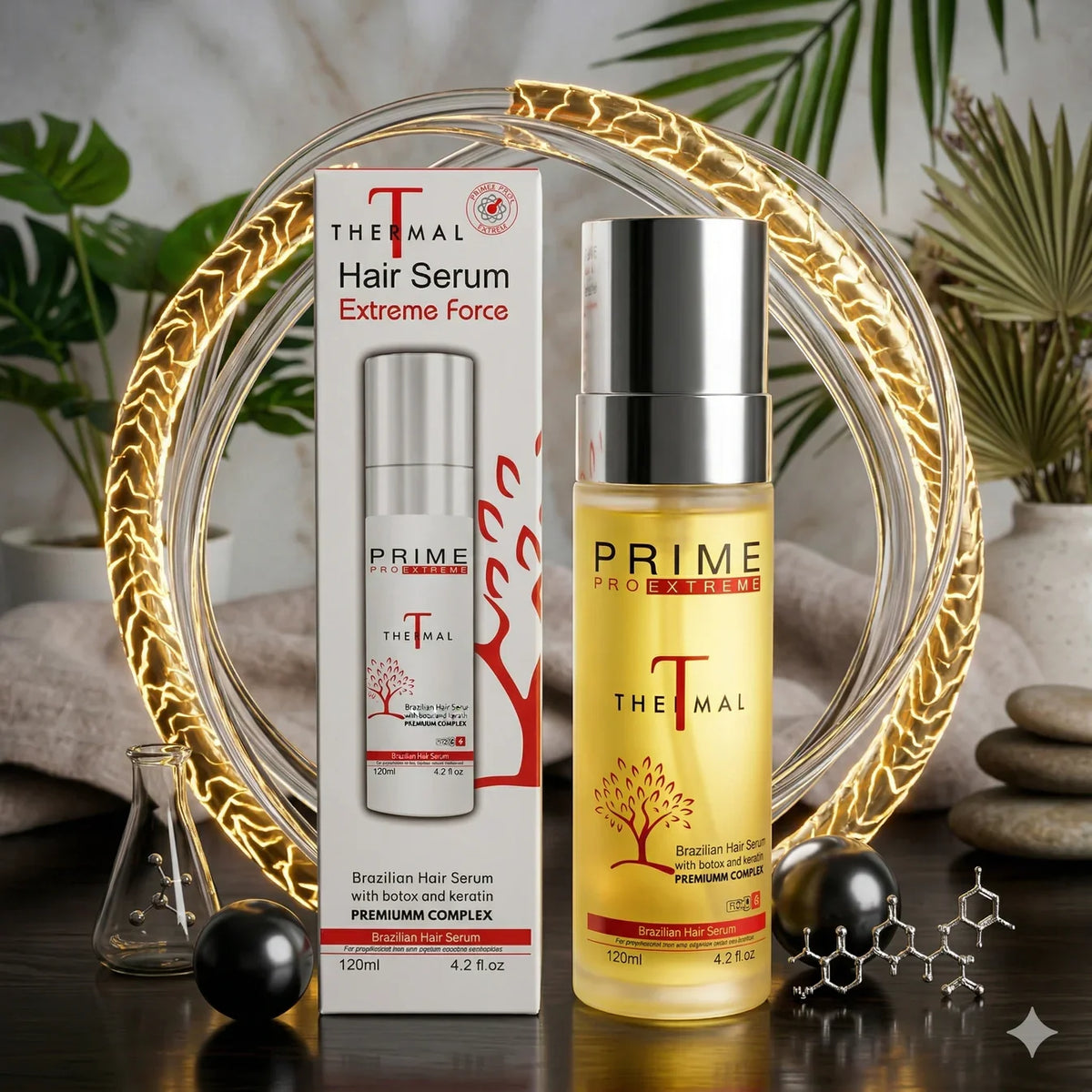 Prime Pro Extreme Thermal, Anti Frizz, Heat Protection & Split End Repair (120ml)