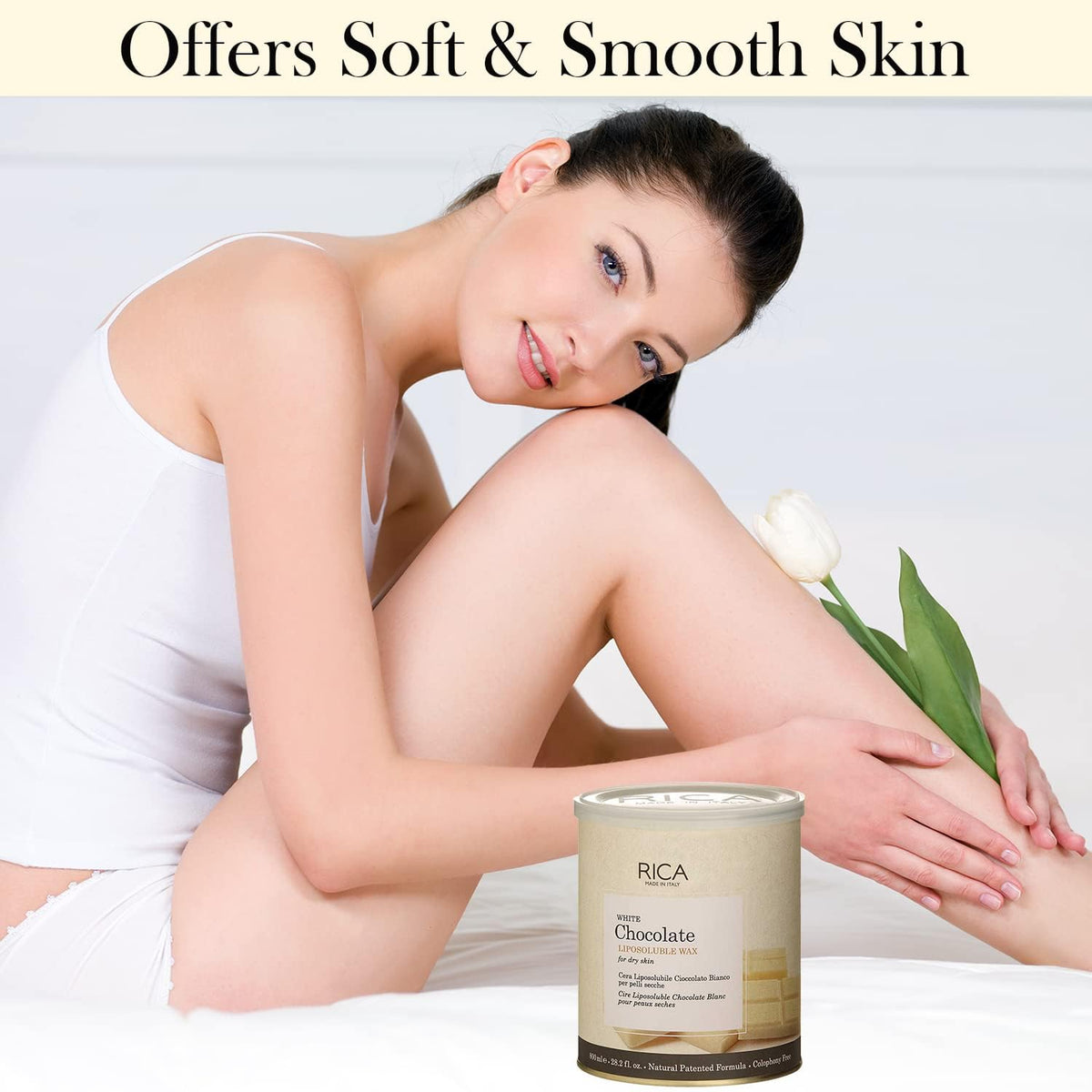 Rica White Chocolate Liposoluble Wax 800ml