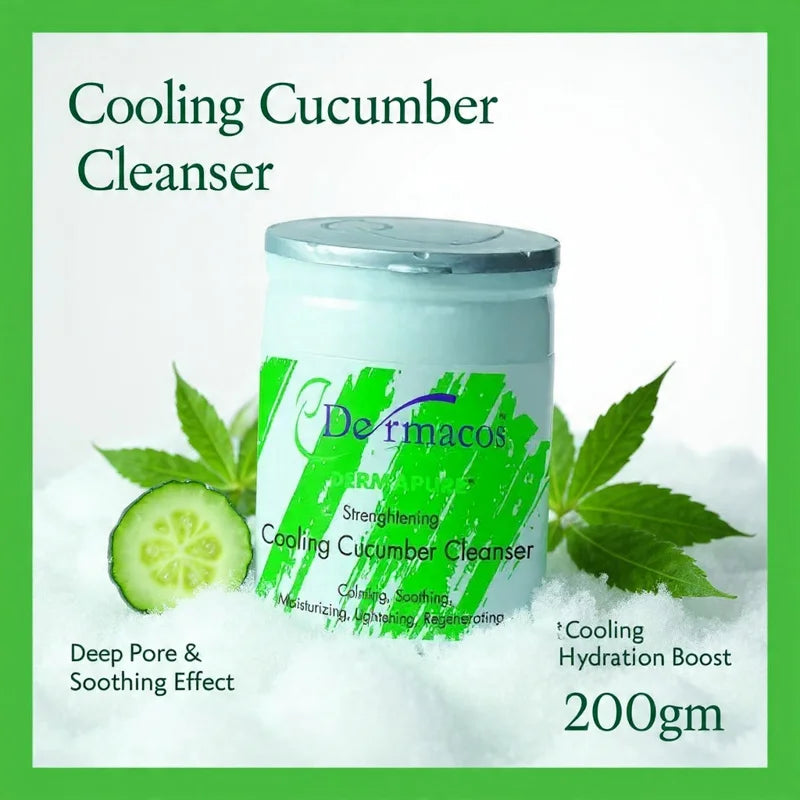 Dermacos Cooling Cucumber Cleanser (200gm)