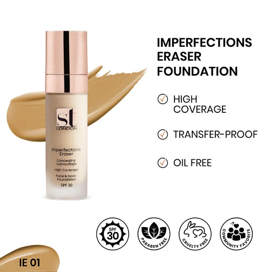 ST London Imperfection Eraser Foundation For Face & Body SPF 30 IE 01 30ml