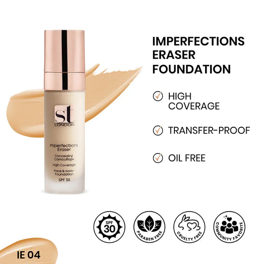 ST London Imperfection Eraser Foundation For Face & Body SPF 30 IE 04 30ml