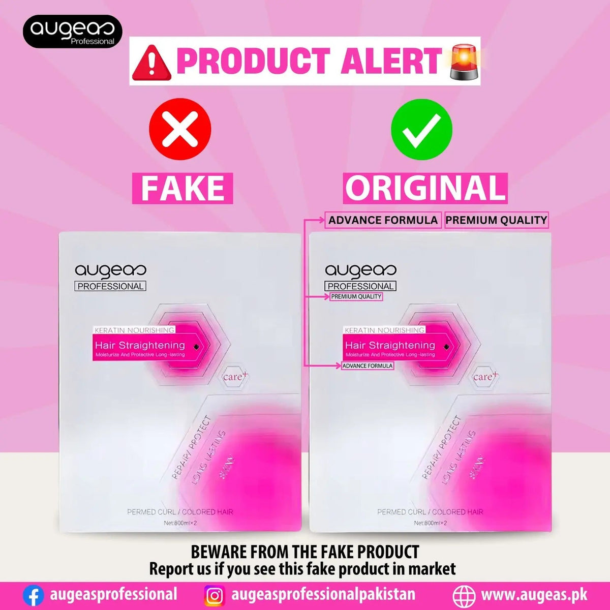 Augeas Pink Rebounding Kit 800ml My Store