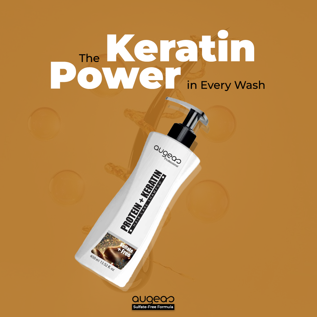 Augeas keratin shampoo | Sulfate free 400ml
