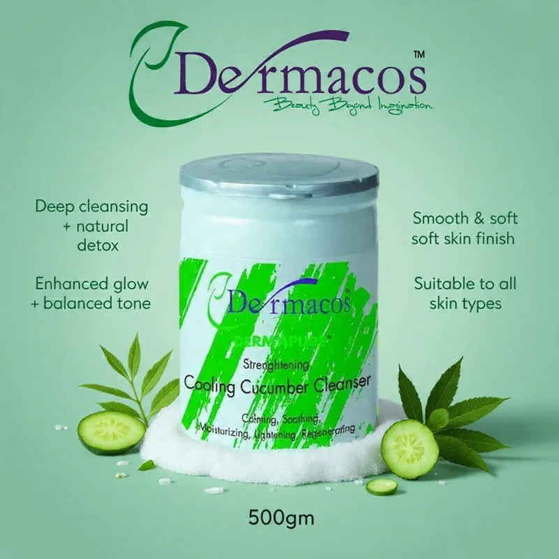 Dermacos Cooling Cucumber Cleanser (500gm)