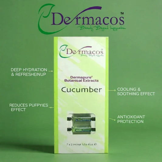 Dermacos Dermapure Botanical Cucumber Ampoule (2ml) Pack of 7