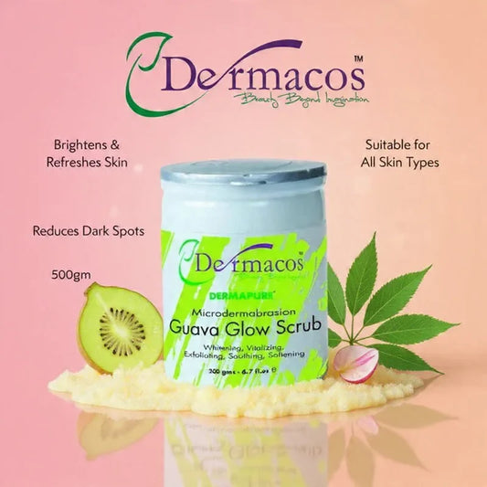 Dermacos Guava Glow Scrub (500gm)