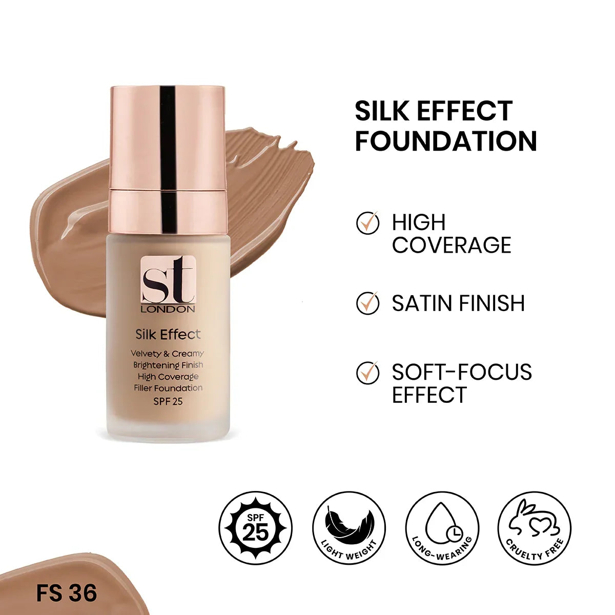ST London Silk Effect Foundation FS36 30ml