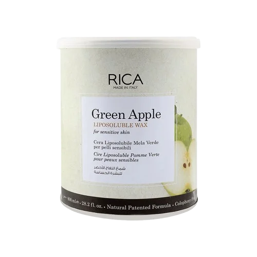 Rica Green Apple Liposoluble Wax 800ml