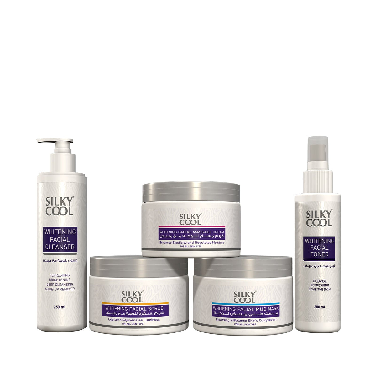 Silky Cool Whitening Facial Kit