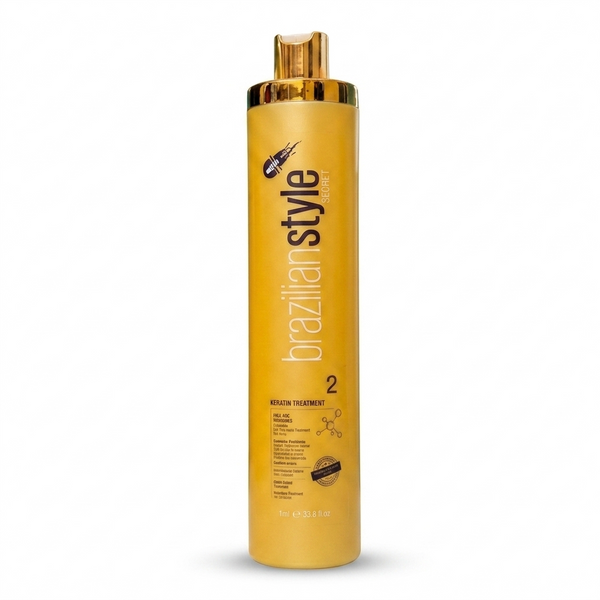 Brazilian Style Botox (2) keratin Protein Hair Straightening Treatment Professional Hair - 1000ML