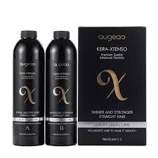 Augeas Kera-Xtenso Keratin Straightening Treatment Kit 615ml x2 (Step A & B)